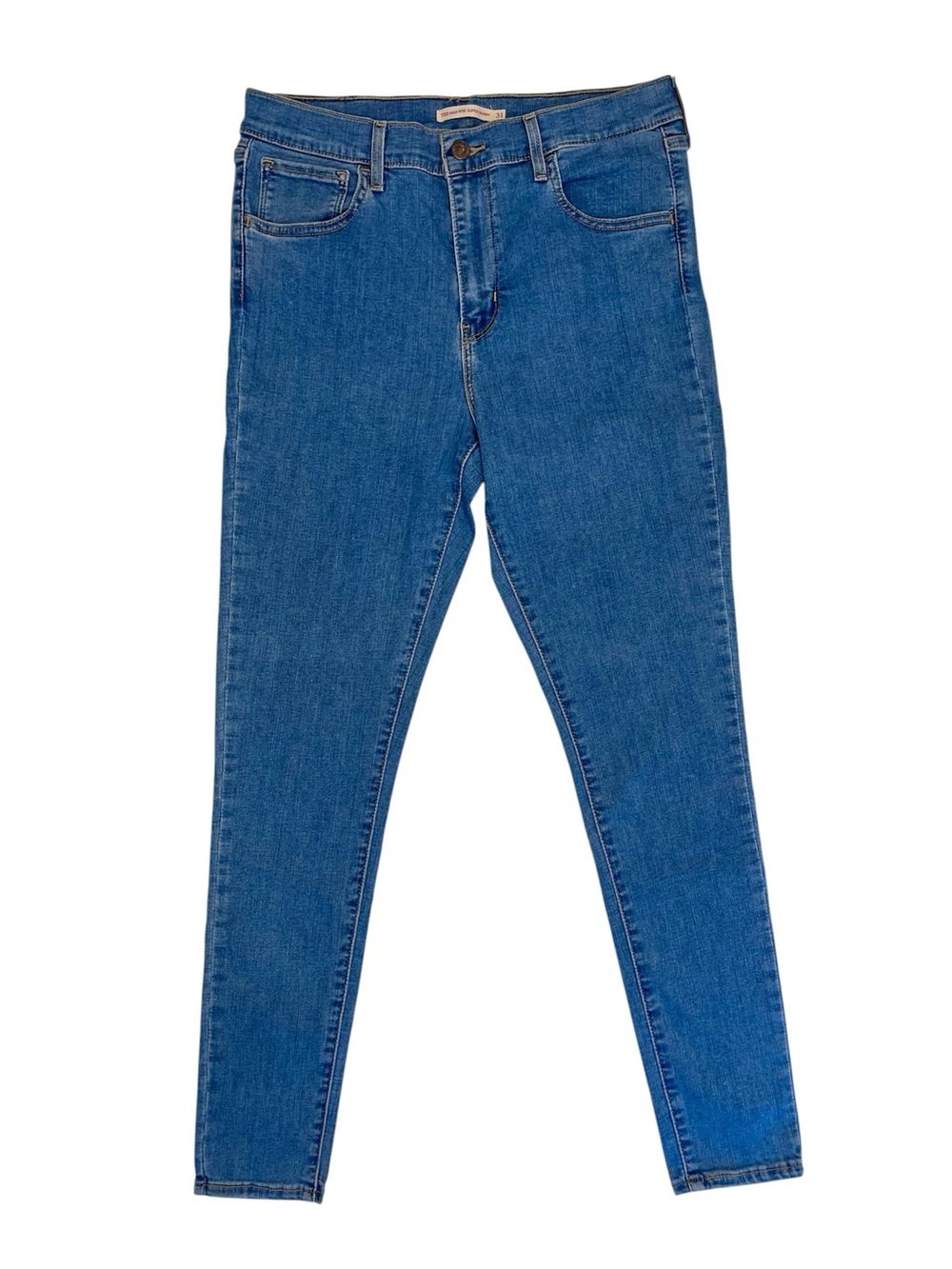 Levi's Women's 720 High Rise Super Skinny Jeans in Blue Wash